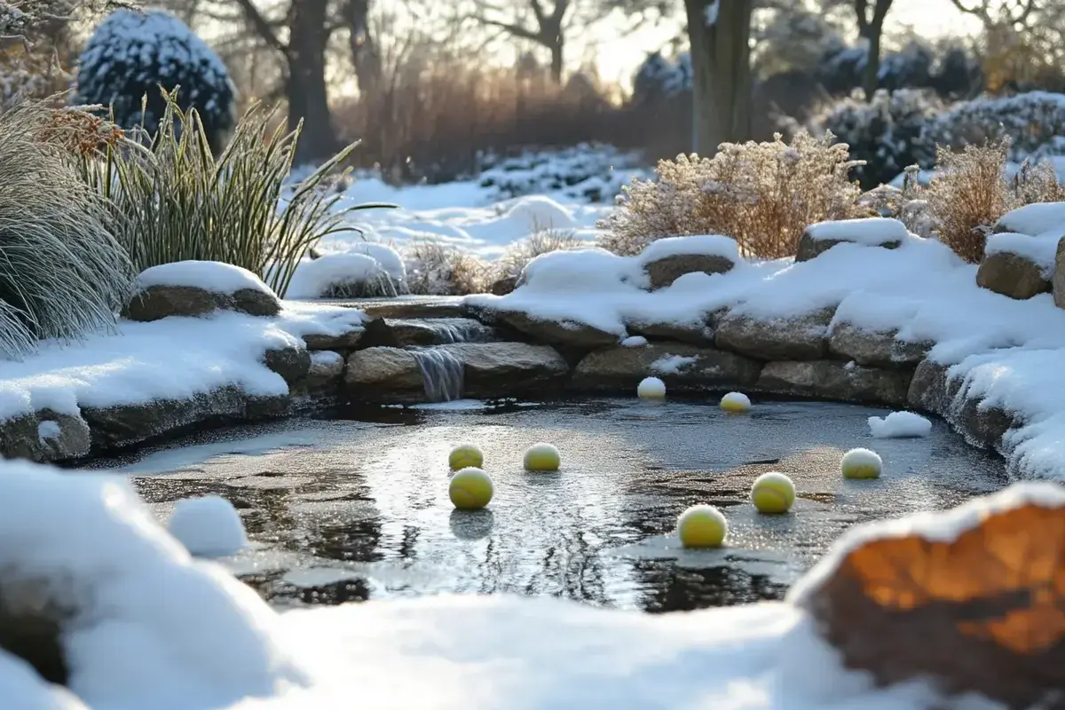 Dit is waarom steeds meer mensen tennisballen in hun tuin gooien in de winter