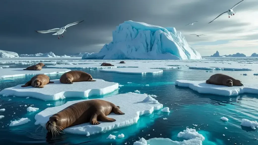 De Arctische regio geconfronteerd met een verontrustende realiteit: een oceaan zonder ijs verwacht in dit decennium