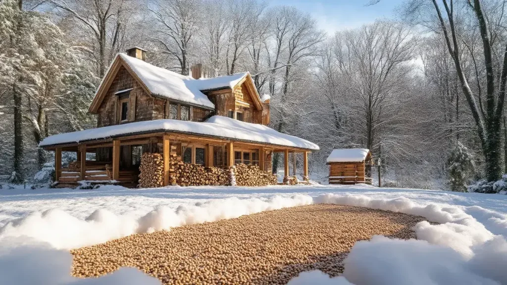 Een huis van 100 m² deze winter verwarmen: hoeveel kilo pellets heb je echt nodig? Experts reageren