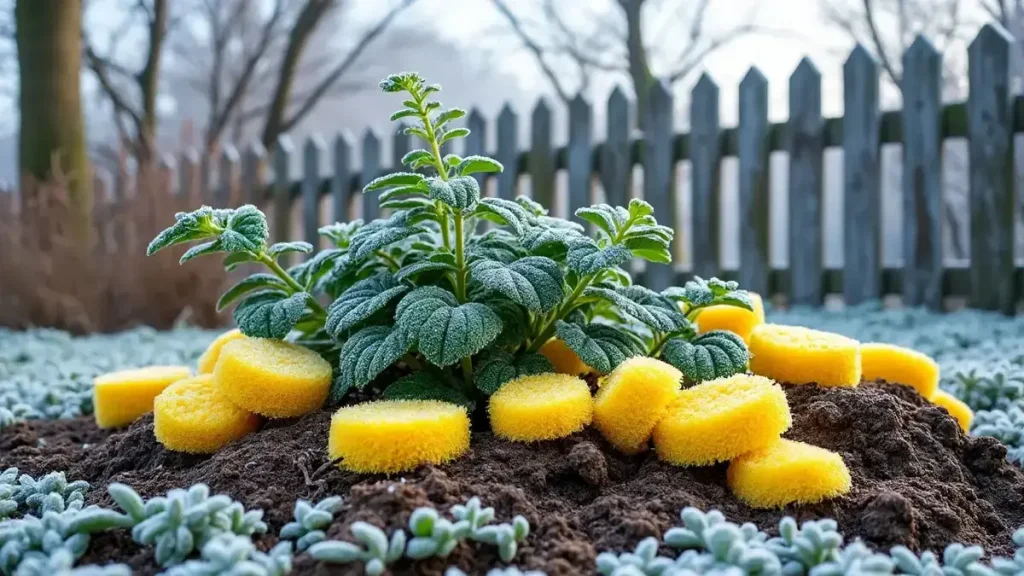 Je oude sponzen kunnen je planten beschermen tegen de kou: ontdek deze slimme truc