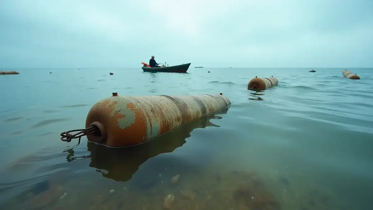 Tonnes onontplofte explosieve munitie liggen op de bodem van de Noordzee