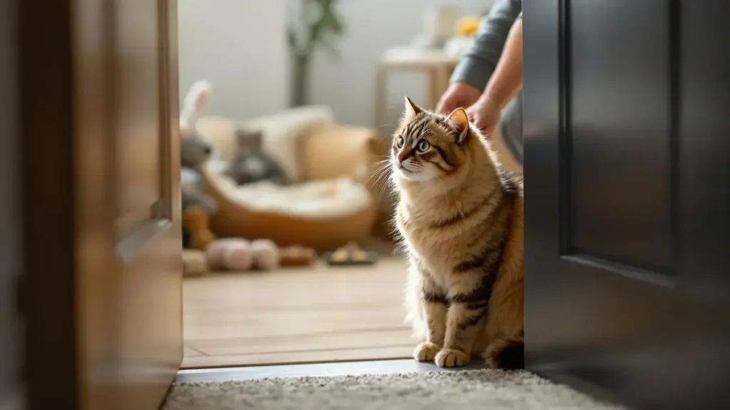 Volgens deskundigen, dit is waarom je altijd afscheid moet nemen van je kat als je het huis verlaat