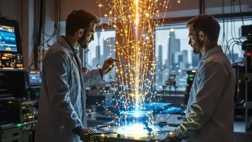 Eerste succesvolle kwantumteleportatie op internet, een historische prestatie